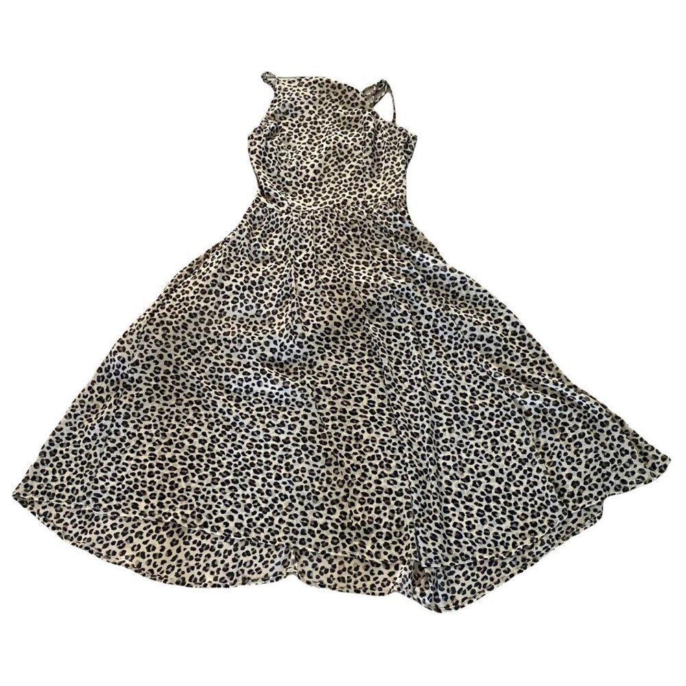 Abercrombie and Fitch Animal Print Dress with Adjustable Spaghetti Straps Small - Picture 12 of 12